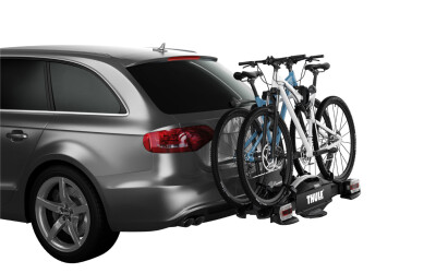 Portabici Thule VeloCompact 2 7-pin test e recensione montato
