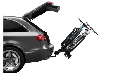 Portabici Thule VeloCompact 2 7-pin test e recensione abbassato