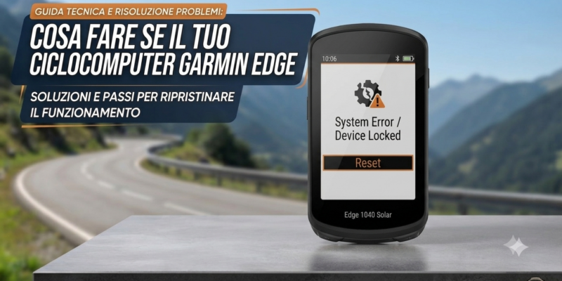 Cosa fare se il tuo ciclocomputer Garmin Edge è bloccato